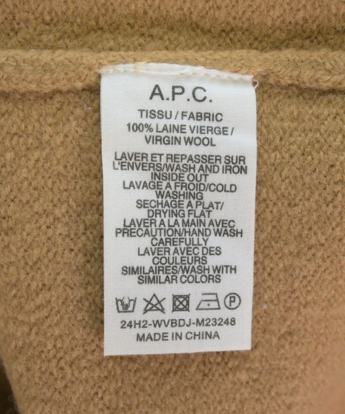 A.P.C.（アーペーセー）ニット・セーター ベージュ サイズ:S メンズ/2200704969049