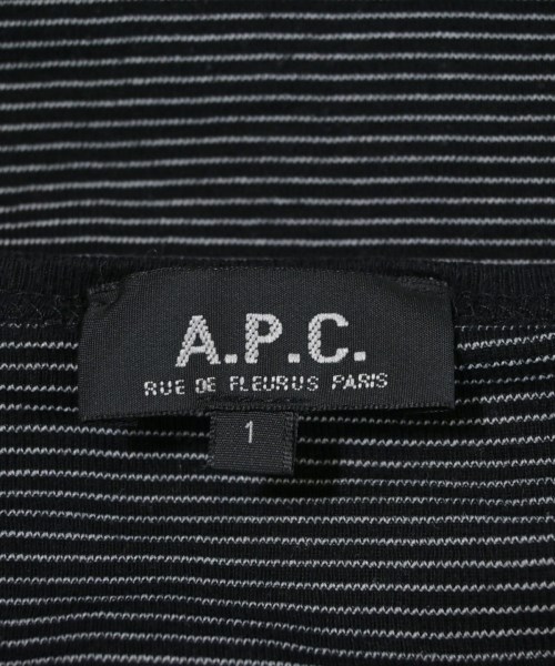 A.P.C.（アーペーセー）Tシャツ・カットソー 黒 サイズ:1(S位) メンズ/2200699906272