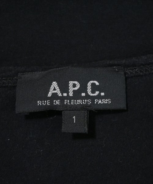 A.P.C.（アーペーセー）Tシャツ・カットソー 黒 サイズ:1(S位) メンズ/2200699906296