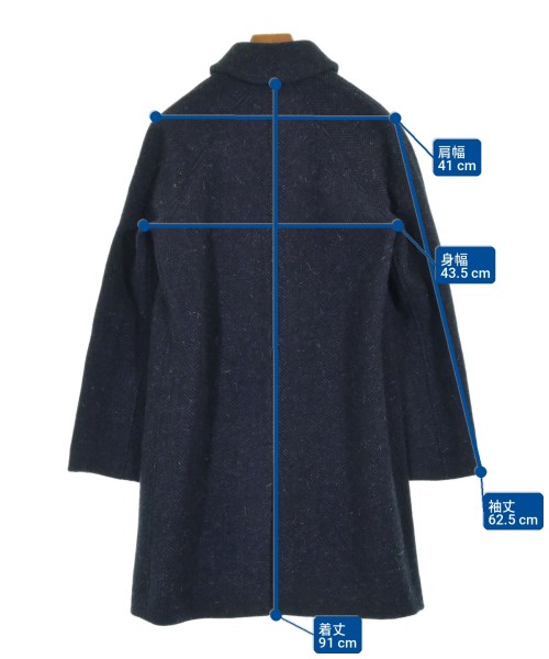 A.P.C.（アーペーセー）コート 紺 サイズ:XS メンズ/2200702409011