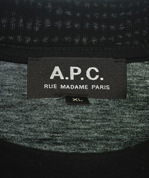 A.P.C.（アーペーセー）Tシャツ・カットソー 黒 サイズ:XL メンズ/2200707040028