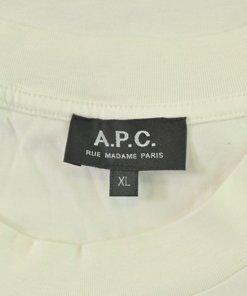 A.P.C.（アーペーセー）Tシャツ・カットソー 白 サイズ:XL メンズ/2200707040035