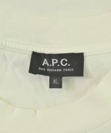 A.P.C.（アーペーセー）Tシャツ・カットソー 白 サイズ:XL メンズ/2200707040035