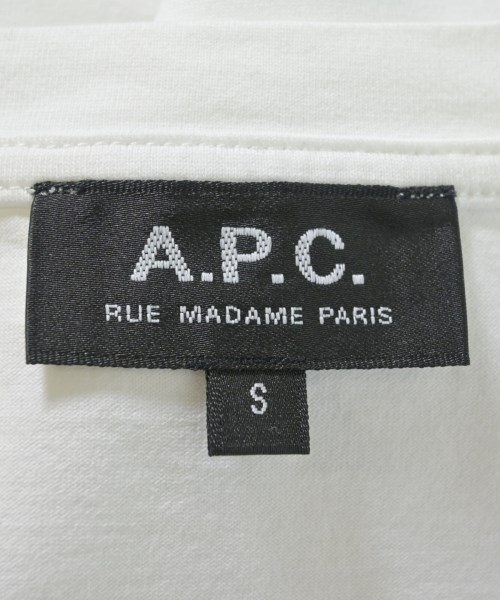 A.P.C.（アーペーセー）Tシャツ・カットソー 白 サイズ:S メンズ/2200707434117