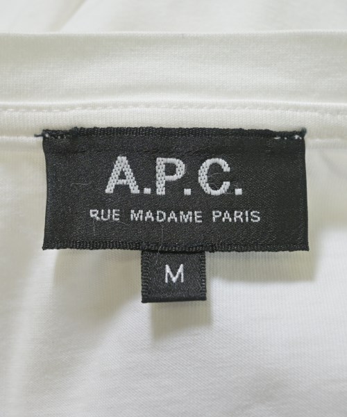 A.P.C.（アーペーセー）Tシャツ・カットソー 白 サイズ:M メンズ/2200707434148