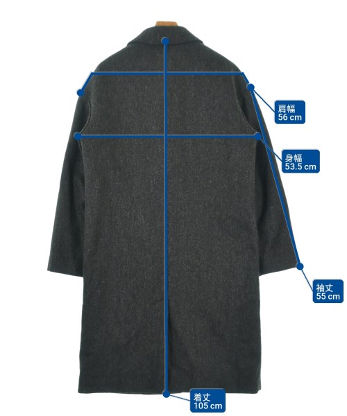 A.P.C.（アーペーセー）ステンカラーコート グレー サイズ:XS メンズ/2200706052015
