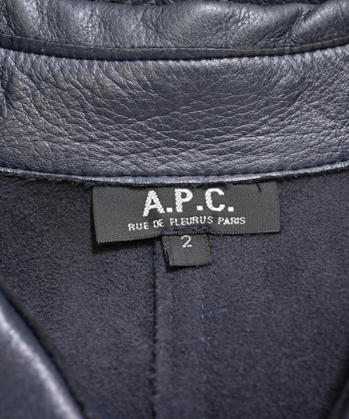 A.P.C.（アーペーセー）ステンカラーコート 紺 サイズ:2(M位) メンズ/2200706389036