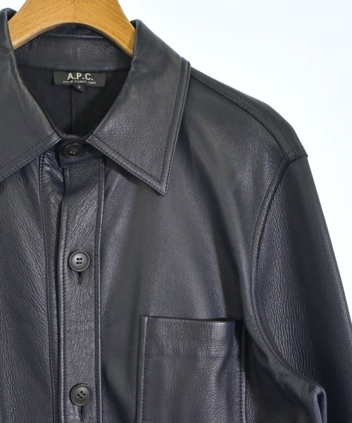 A.P.C.（アーペーセー）ステンカラーコート 紺 サイズ:2(M位) メンズ/2200706389036