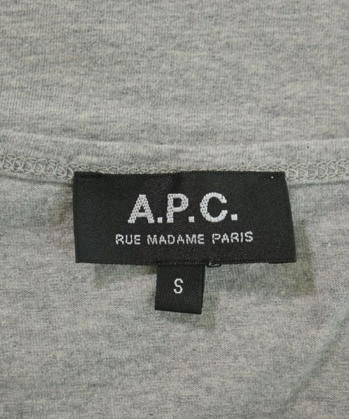 A.P.C.（アーペーセー）Tシャツ・カットソー グレー サイズ:S メンズ/2200708752036