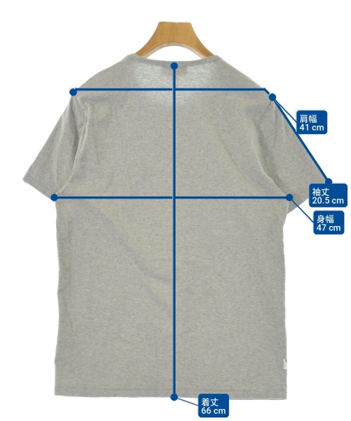 A.P.C.（アーペーセー）Tシャツ・カットソー グレー サイズ:S メンズ/2200708752036