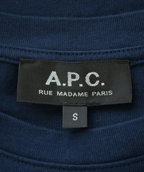 A.P.C.（アーペーセー）Tシャツ・カットソー 紺 サイズ:S メンズ/2200708957066