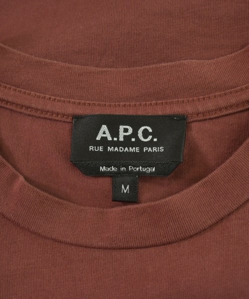 A.P.C.（アーペーセー）Tシャツ・カットソー 赤 サイズ:M メンズ/2200709218050