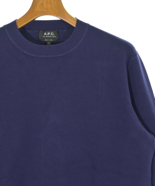 A.P.C.（アーペーセー）ニット・セーター 紫 サイズ:L メンズ/2200710060112