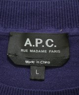 A.P.C.（アーペーセー）ニット・セーター 紫 サイズ:L メンズ/2200710060112