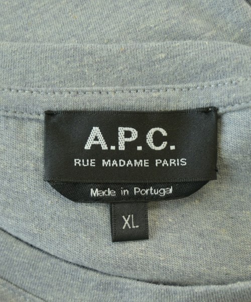 A.P.C.（アーペーセー）Tシャツ・カットソー グレー サイズ:XL メンズ/2200710060150