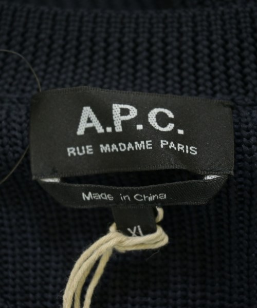 A.P.C.（アーペーセー）ニット・セーター 紺 サイズ:XL メンズ/2200710060181