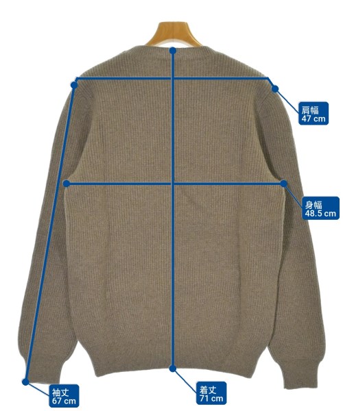A.P.C.（アーペーセー）ニット・セーター 茶 サイズ:XL メンズ/2200710060198