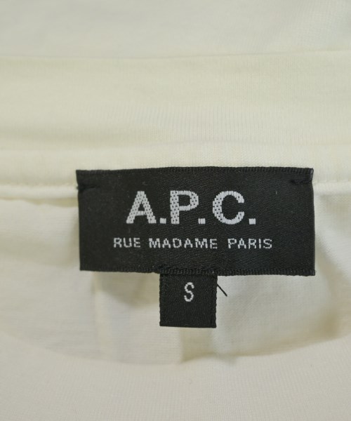 A.P.C.（アーペーセー）Tシャツ・カットソー 白 サイズ:S メンズ/2200705191012