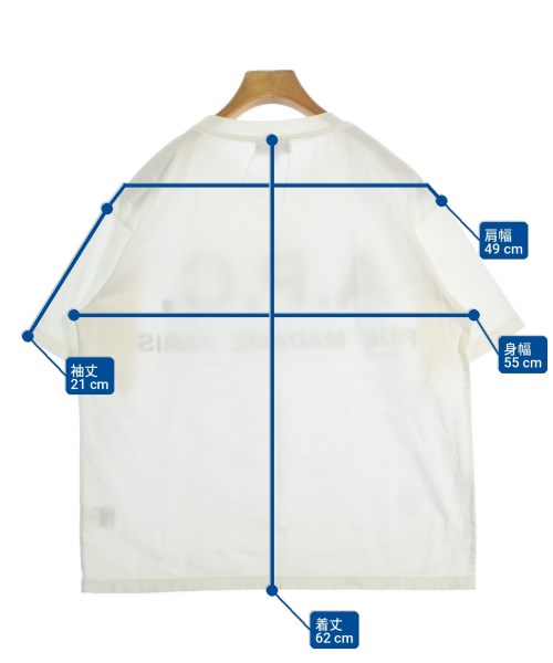 A.P.C.（アーペーセー）Tシャツ・カットソー 白 サイズ:S メンズ/2200705191012