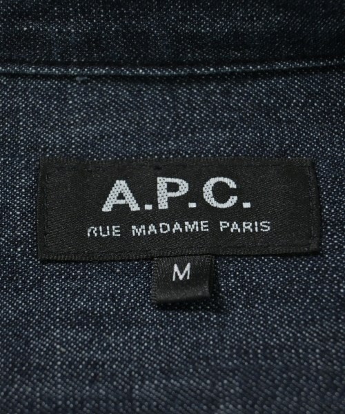 A.P.C.（アーペーセー）カジュアルシャツ 紺 サイズ:M メンズ/2200662497059