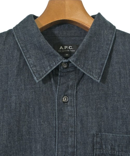 A.P.C.（アーペーセー）カジュアルシャツ 紺 サイズ:M メンズ/2200662497059