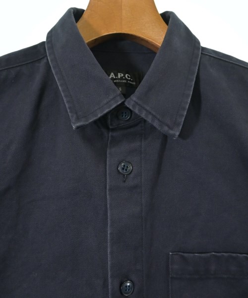 A.P.C.（アーペーセー）カジュアルシャツ 紺 サイズ:S メンズ/2200662710011