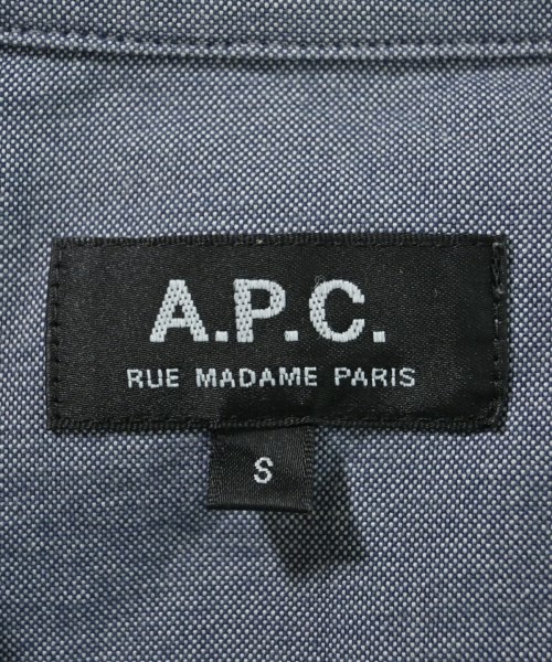 A.P.C.（アーペーセー）カジュアルシャツ 紺 サイズ:S メンズ/2200662846147