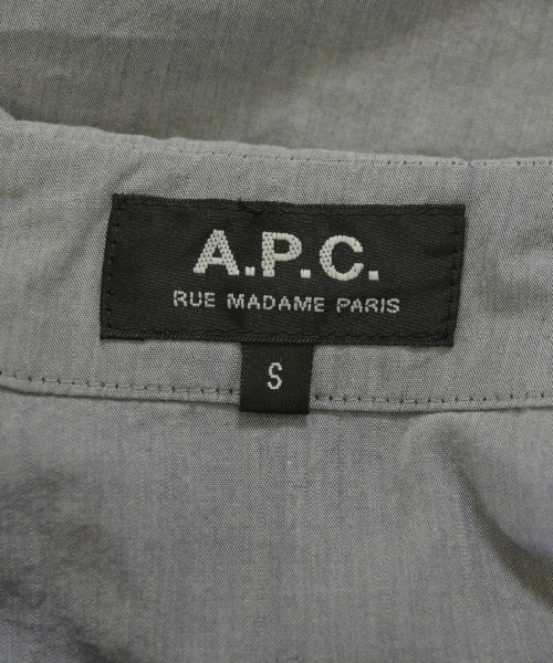 A.P.C.（アーペーセー）カジュアルシャツ グレー サイズ:S メンズ/2200659678027
