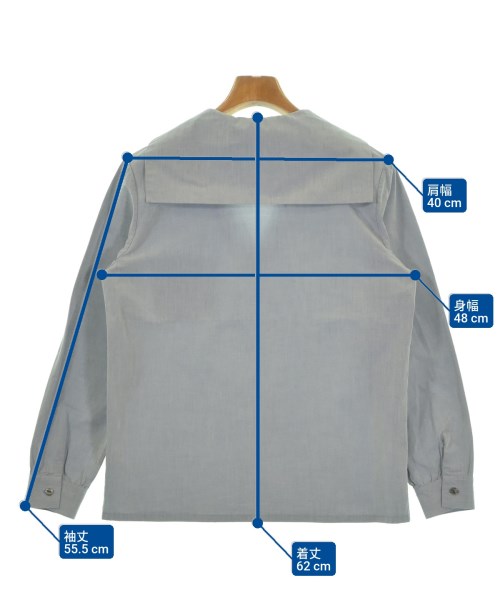 A.P.C.（アーペーセー）カジュアルシャツ グレー サイズ:S メンズ/2200659678027