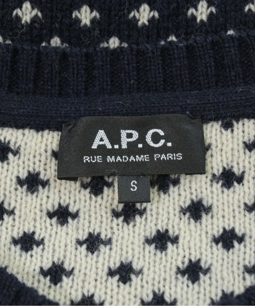 A.P.C.（アーペーセー）ニット・セーター 紺 サイズ:S メンズ/2200659678058