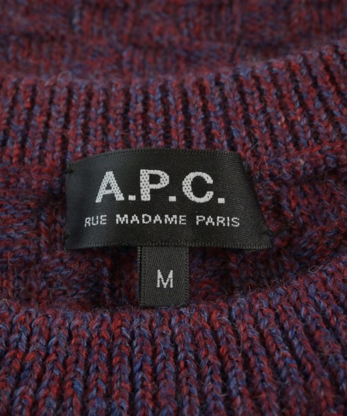 A.P.C.（アーペーセー）ニット・セーター 赤 サイズ:M メンズ/2200664706012