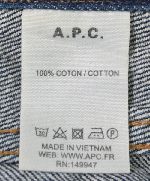 A.P.C.（アーペーセー）デニムパンツ 紺 サイズ:33(L位) メンズ/2200664770129