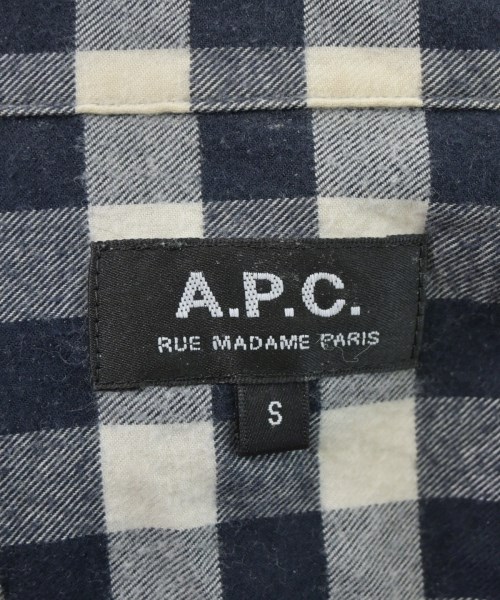 A.P.C.（アーペーセー）カジュアルシャツ 黒 サイズ:S メンズ/2200665279010