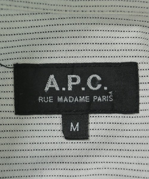 A.P.C.（アーペーセー）カジュアルシャツ 白 サイズ:M メンズ/2200662860112