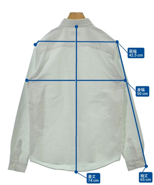 A.P.C.（アーペーセー）カジュアルシャツ 白 サイズ:M メンズ/2200662860112