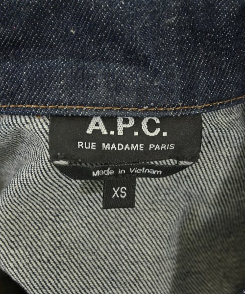A.P.C.（アーペーセー）デニムジャケット 紺 サイズ:XS メンズ/2200666205049