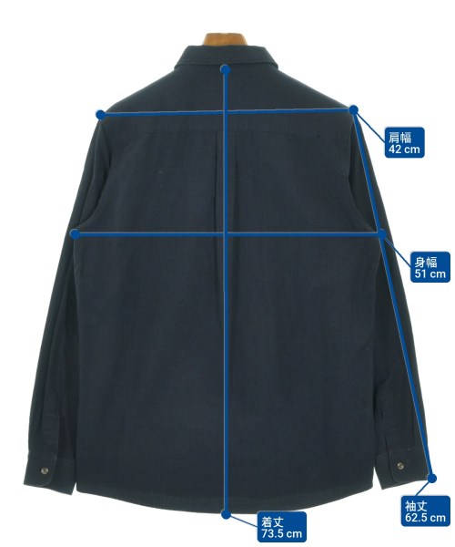 A.P.C.（アーペーセー）カジュアルシャツ 紺 サイズ:M メンズ/2200666361028