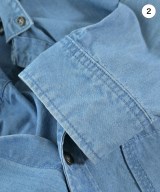 A.P.C.（アーペーセー）カジュアルシャツ 青 サイズ:M メンズ/2200666361035