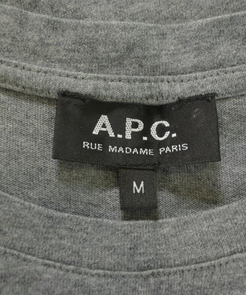 A.P.C.（アーペーセー）Tシャツ・カットソー グレー サイズ:M メンズ/2200666361059