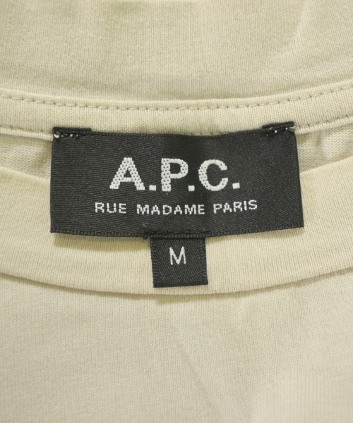 A.P.C.（アーペーセー）Tシャツ・カットソー ベージュ サイズ:M メンズ/2200666361066