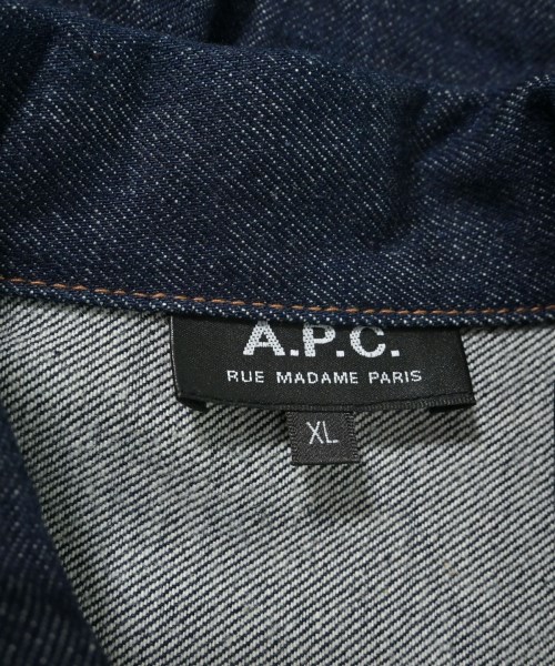 A.P.C.（アーペーセー）デニムジャケット 紺 サイズ:XL メンズ/2200667116023