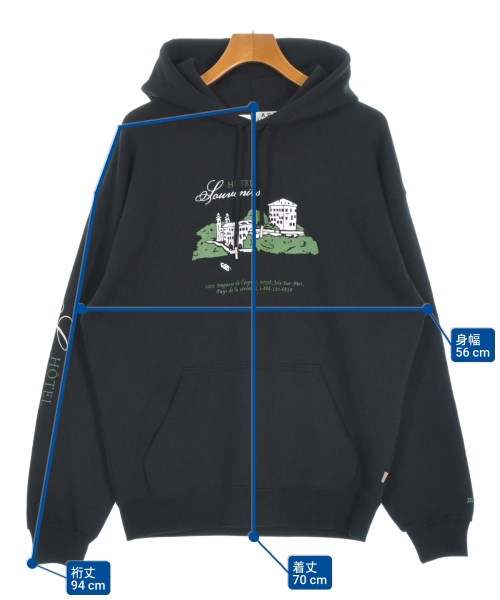 A.P.C.（アーペーセー）パーカー 黒 サイズ:M メンズ/2200667359017