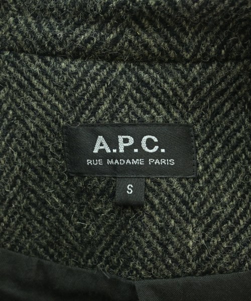 A.P.C.（アーペーセー）ステンカラーコート 黒 サイズ:S メンズ/2200668033015