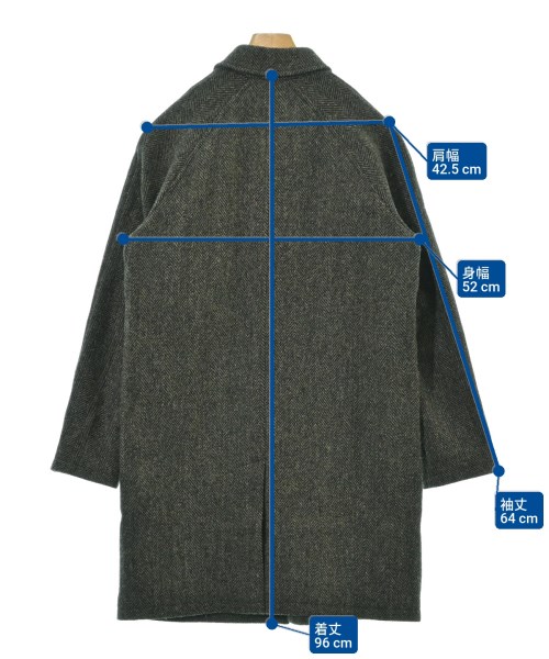 A.P.C.（アーペーセー）ステンカラーコート 黒 サイズ:S メンズ/2200668033015