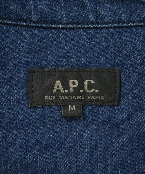 A.P.C.（アーペーセー）カジュアルシャツ 青 サイズ:M メンズ/2200668853057