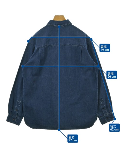 A.P.C.（アーペーセー）カジュアルシャツ 青 サイズ:M メンズ/2200668853057