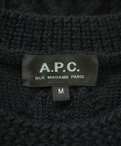 A.P.C.（アーペーセー）ニット・セーター 紺 サイズ:M メンズ/2200669179026
