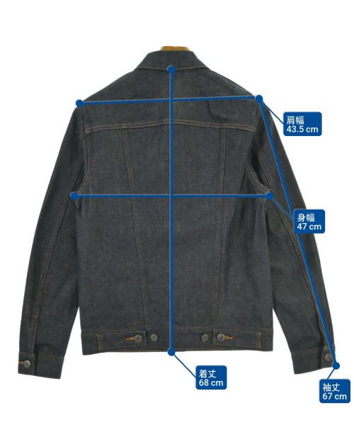 A.P.C.（アーペーセー）デニムジャケット 紺 サイズ:XXS メンズ/2200669326031