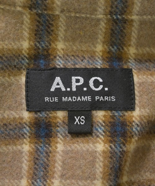 A.P.C.（アーペーセー）カジュアルシャツ ベージュ サイズ:XS メンズ/2200670579129