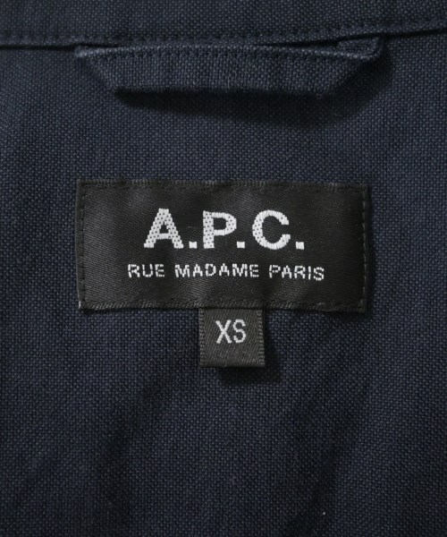 A.P.C.（アーペーセー）カジュアルシャツ 紺 サイズ:XS メンズ/2200670579136